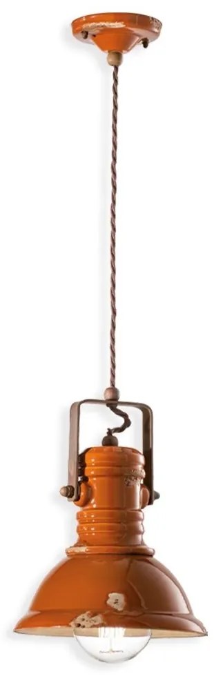 Pendul design retro realizata manual din ceramica INDUSTRIAL