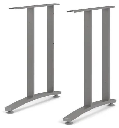 Masă de birou Modulo 120 x 80 cm, alb / gri