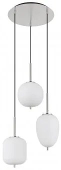 Suspensie moderna 3 becuri E14 Blacky 15345-3NO Globo