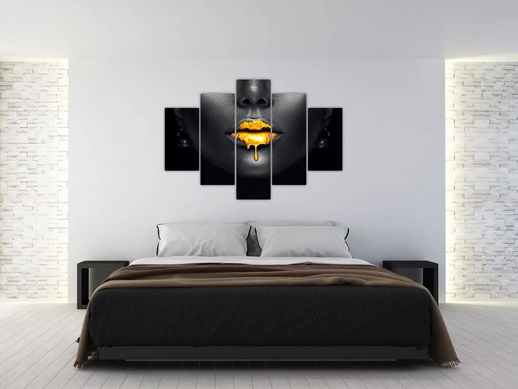 Tablou - Buzele femeii (150x105 cm)