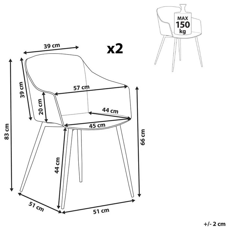 Set 2 buc scaun tip bar Ford (alb). 1078968