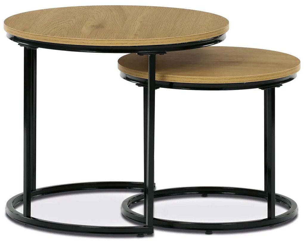 Set 2 măsuțe de cafea Conmovedor (stejar sălbatic). 1121144