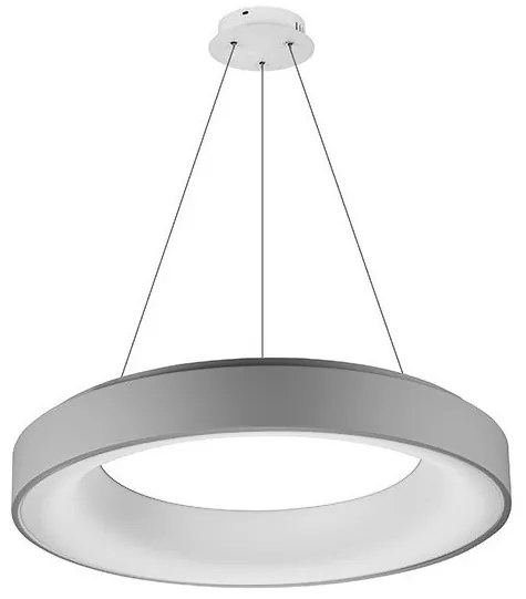 Lustra LED dimabila cu telecomanda SOVANA 55 gri