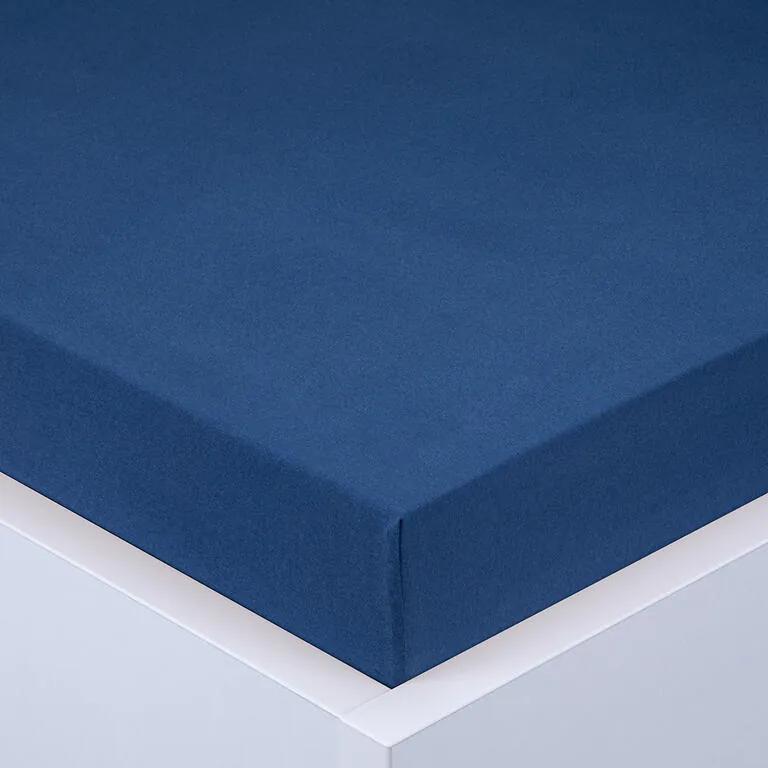 Cearşaf cu elastic jersey EXCLUSIVE de culoare albastru regal 160 x 200 cm