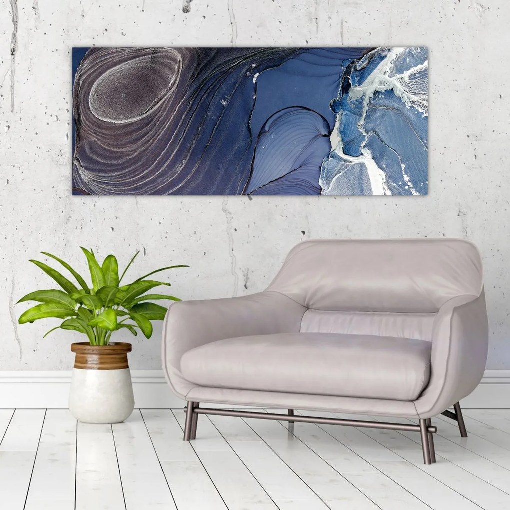 Tablou - Cerneală marmorată (120x50 cm)