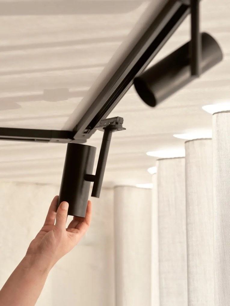 Accesoriu, Spot directionabil Jerome negru, pentru sina Nordlux Link