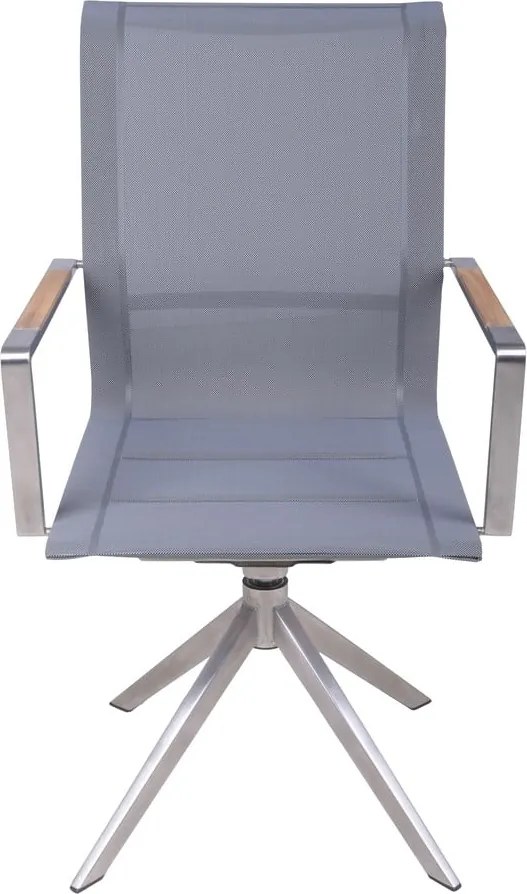 Scaun de grădină gri din metal Salida – Garden Pleasure