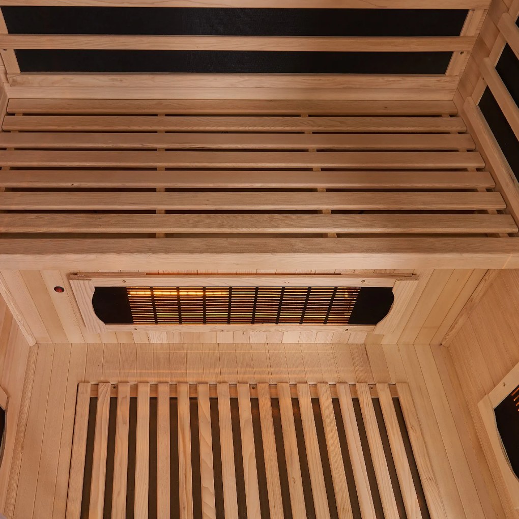Infračervená sauna Skara čierna s technológiou Dual
