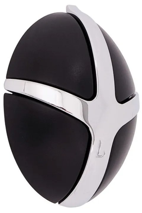 Cârlig negru/argintiu lucios de montat pe perete din plastic Tick – Spinder Design