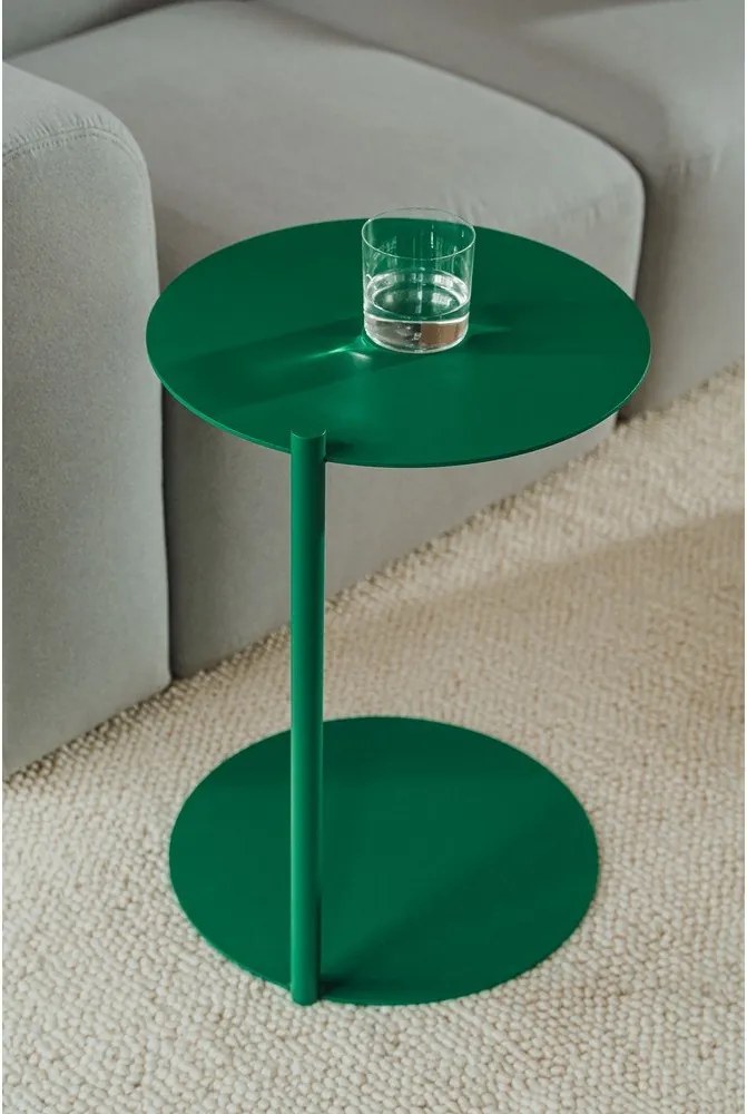 Măsuță auxiliară rotundă din oțel 41x40 cm Ande – noo.ma