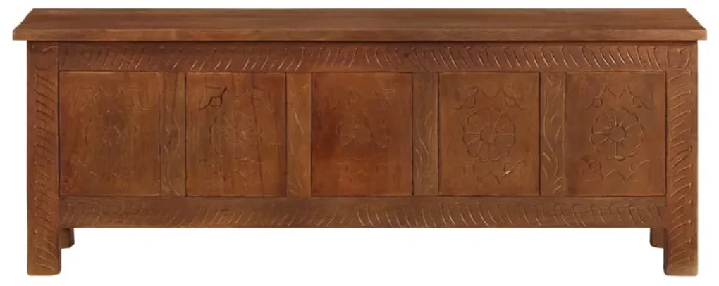 328310 vidaXL Ladă de depozitare, 110x30x40 cm, lemn masiv de mango