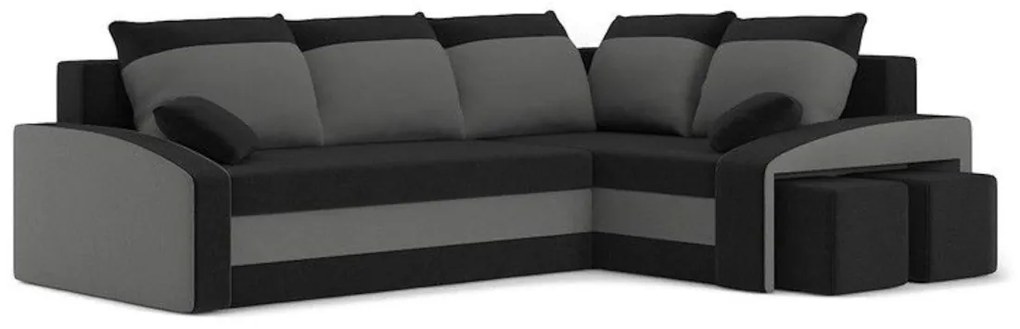 Supermobel Colțar extensibil TABIT 3,230x75x205, haiti 17/haiti 14, dreapta