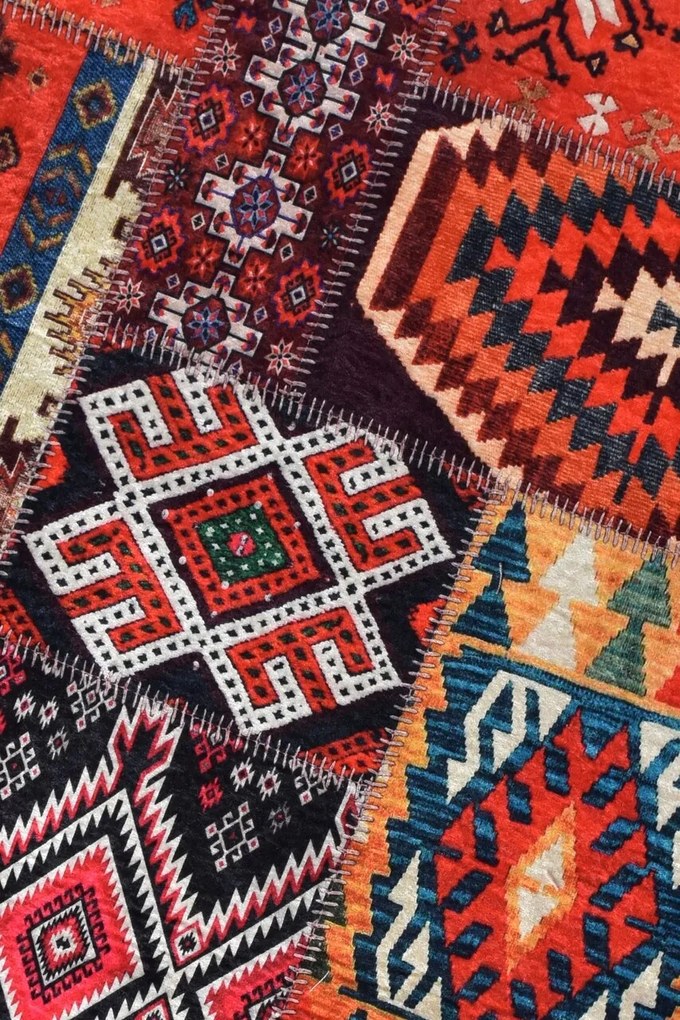 Covor, Patcwork Djt 200 x 290, 200x290 cm, Multicolor