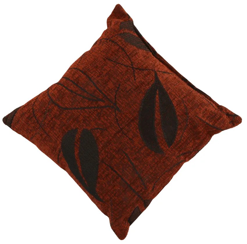 Canapea extensibilă, material textil cărămiziu/model, ASIA NEW