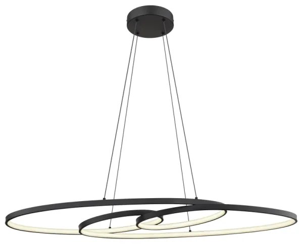 Lustră LED pe cablu Globo 67177-40 SPIRA LED/39W/230V 2700/4000/6500K