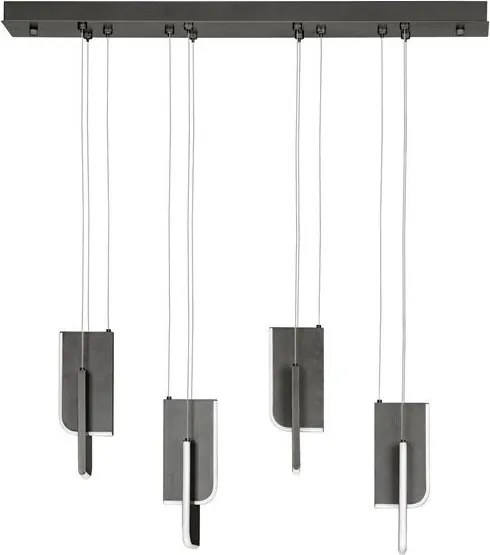 Lustra LED suspendata liniara design decorativ 3000K TOTEM