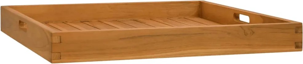 vidaXL Tavă pentru servit, 60x60 cm, lemn masiv de tec