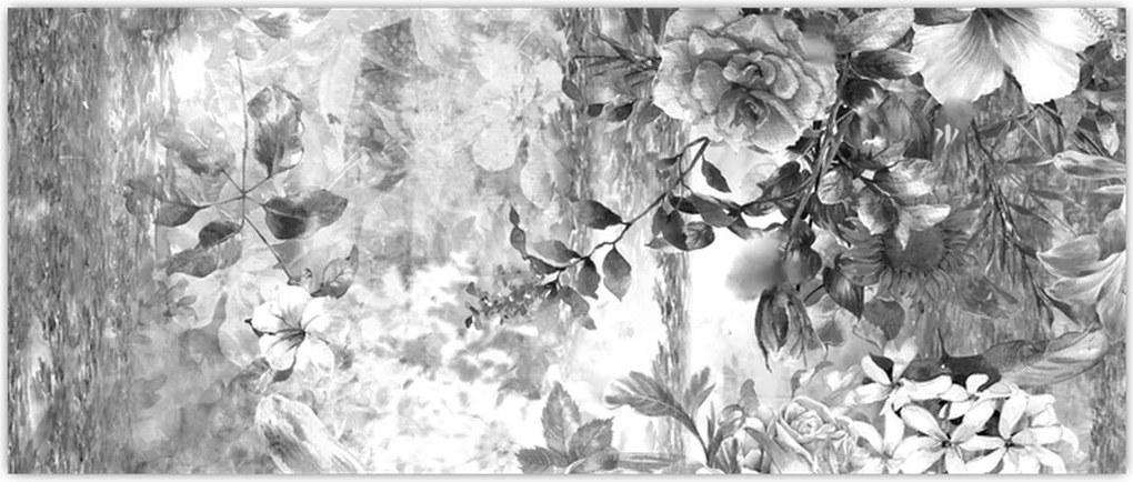 Tablou - Grădină romantică (120x50 cm)