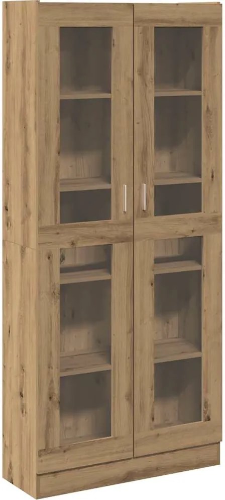 vidaXL Dulap înalt, stejar artizanal, 82,5x30,5x185 cm, lemn prelucrat