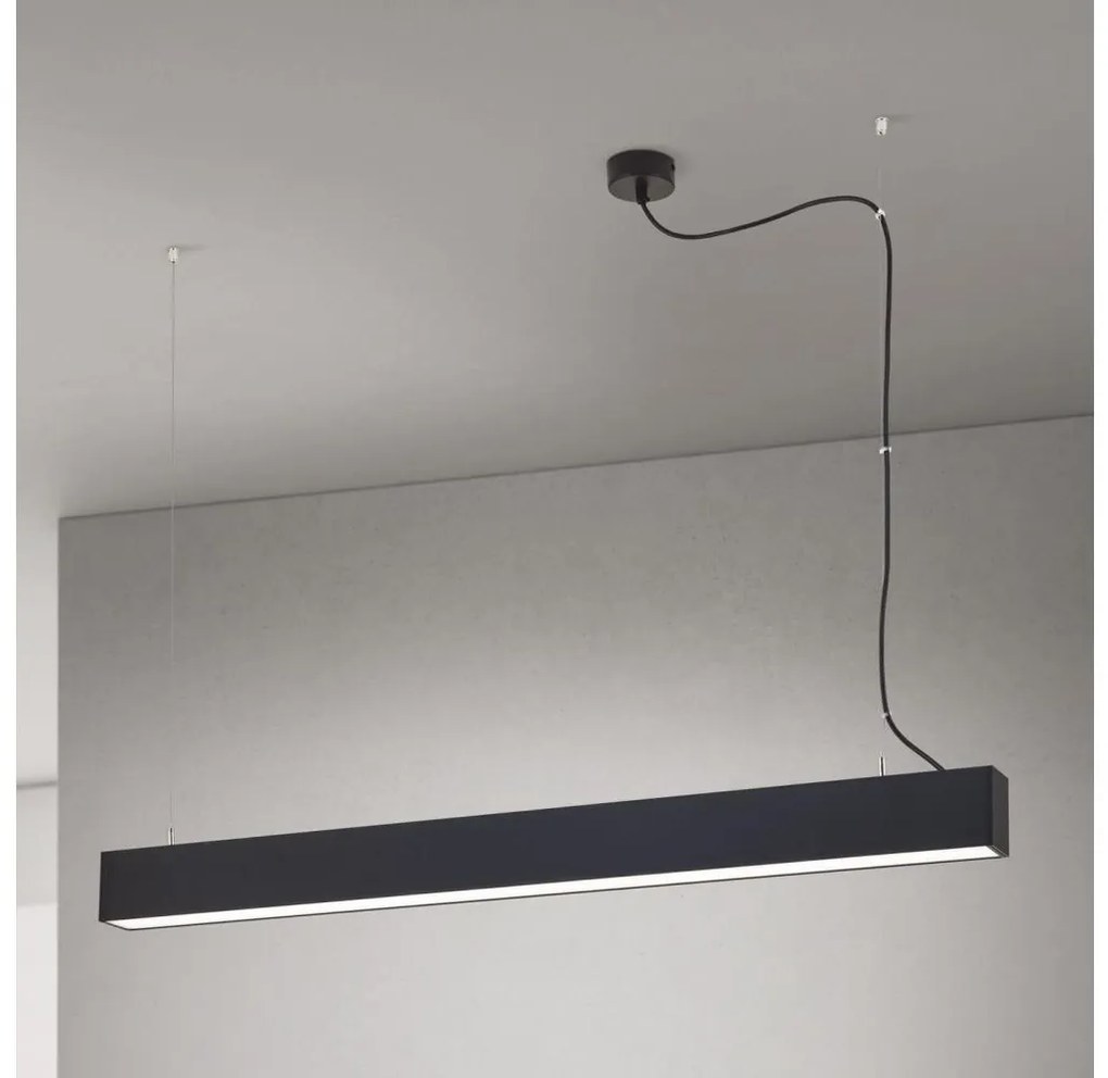 Orion - Lampă LED 2-în-1 pentru tavan și suspendată PALKKI LED, 38W, 230V, 3000/4000/5000K, negru