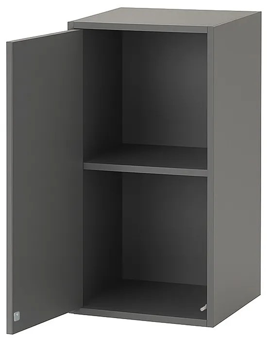 Boxie 1 ușă dulap de perete 80x40x37 cm antracit