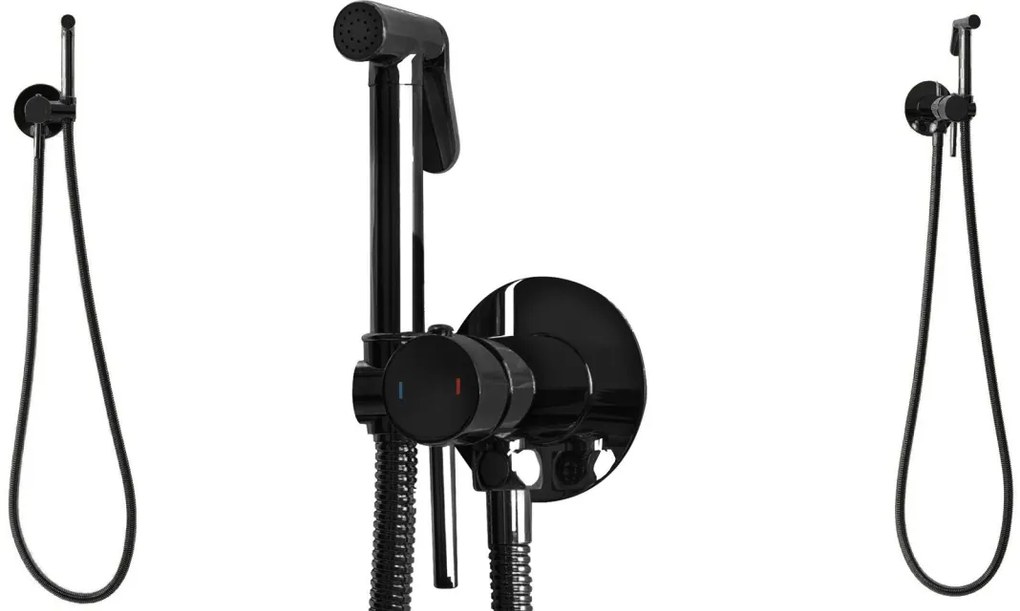 Baterie bideu Lungo Loop Black Metallic