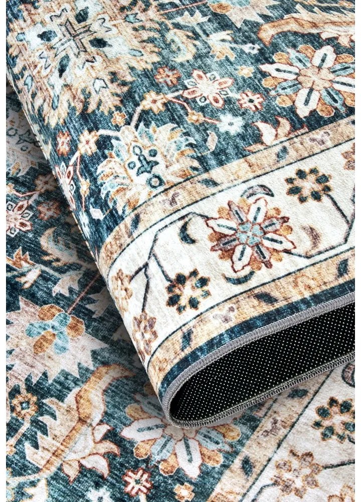 Covor albastru 160x230 cm Saveh Blue Cream – Elle Decoration