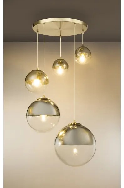 Globo - Lustră pe cablu 5xE27/60W/230V