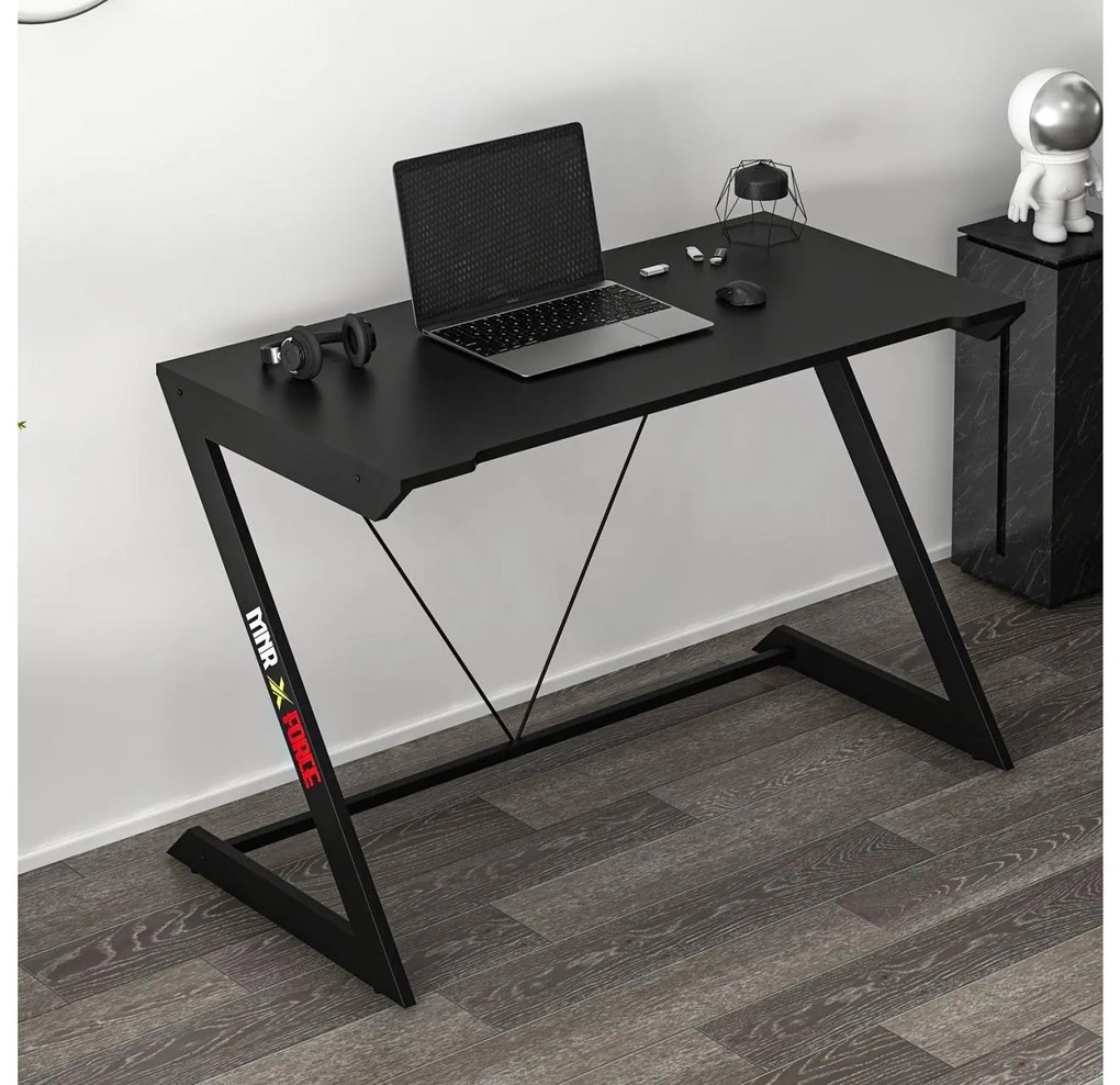 Masă gaming Nudupa (negru) . 1093835