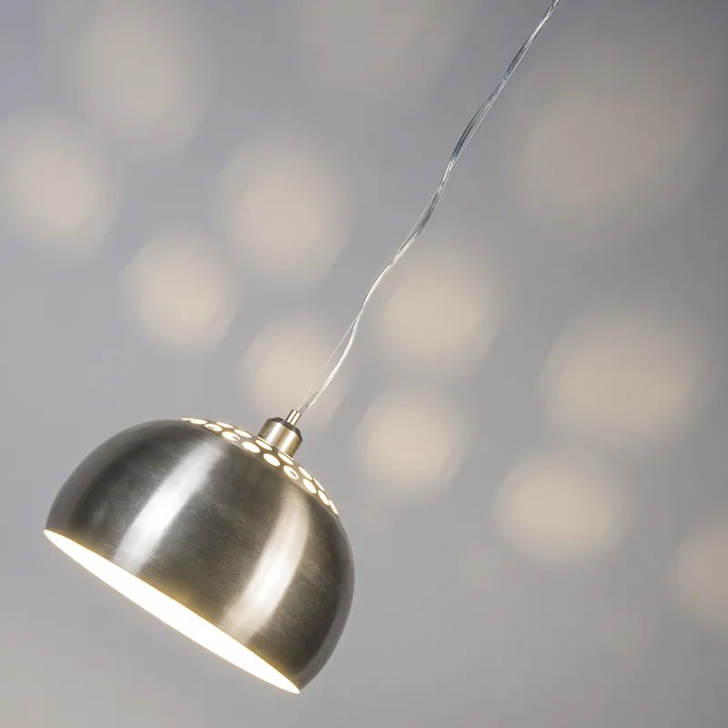 Lampă modernă rotundă suspendată din oțel - Globe