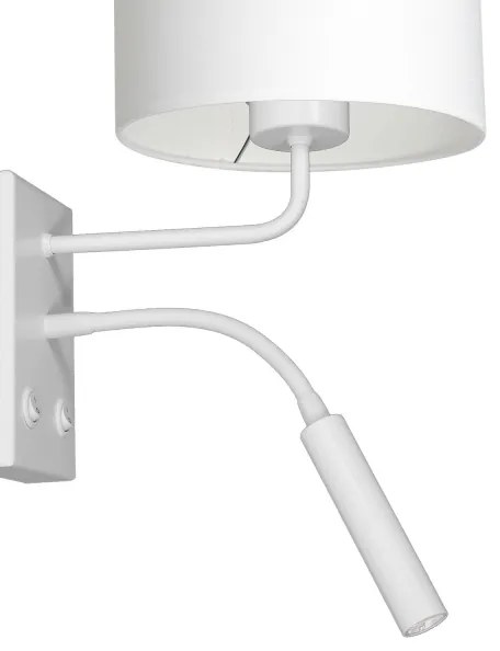 Lampă de perete ARDEN 1xE27/60W+1xG9/8W/230V alb