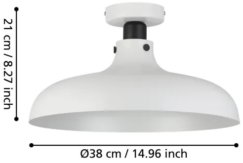 Plafonieră Eglo 43842 MATLOCK 1xE27/40W/230V