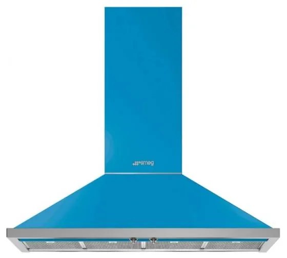 Hota semineu Smeg Portofino KPF12T, 120 cm, Turquoise