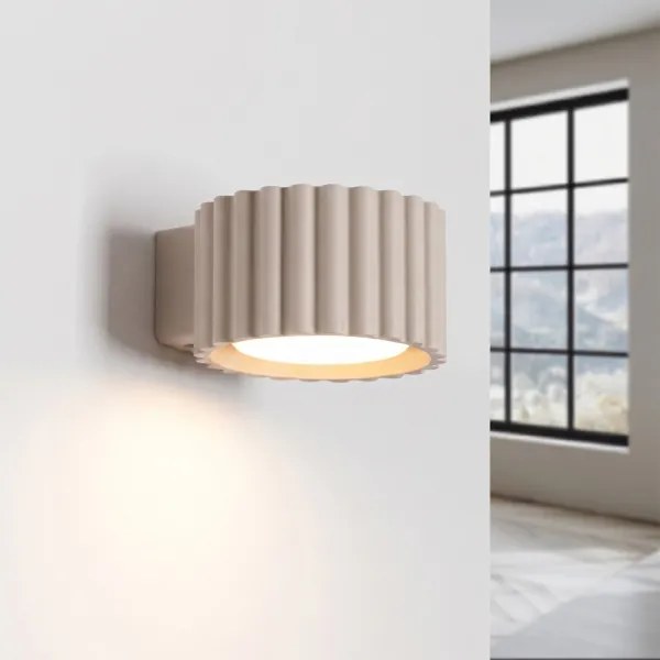 Sollux SL.2619 - Aplică de perete AURA 1xGX53/10W/230V taupe