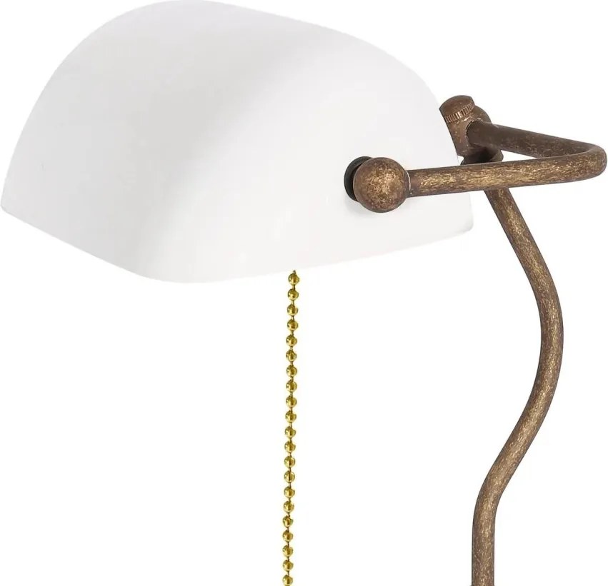 Lampa de birou din alama design clasic Banker