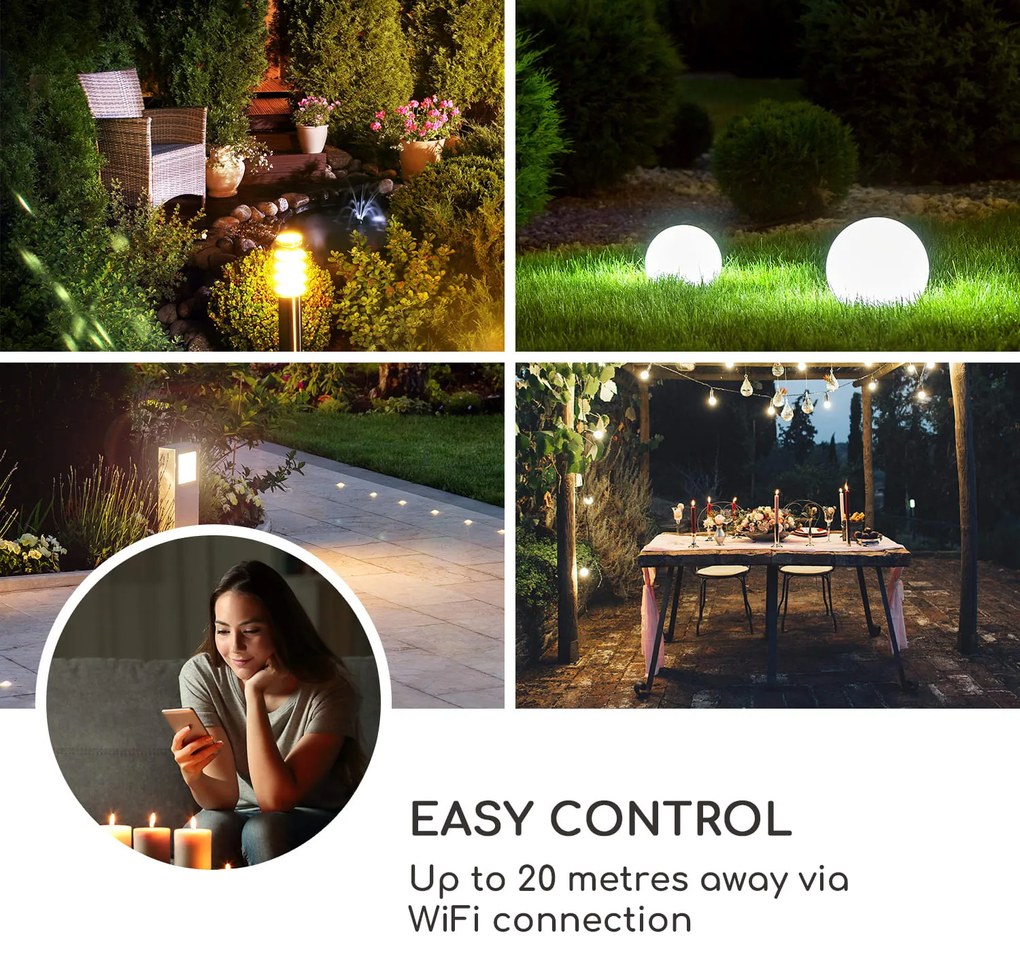 Power Tree Smart, priză de grădină, control WiFi, 3680 wați, IP44