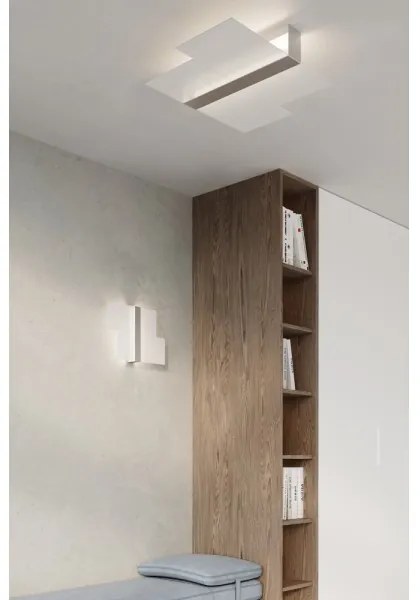 Plafonieră MASSIMO 2xE27/60W/230V alb/crom