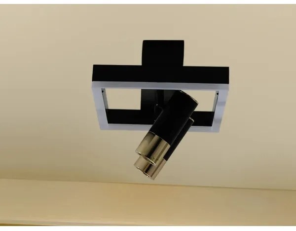 Plafonieră LED dimabilă LED/50W/230V 3000-6500K negru + telecomandă