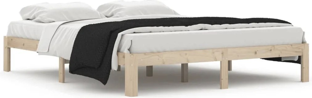vidaXL Cadru de pat, 160x200 cm, lemn masiv de pin