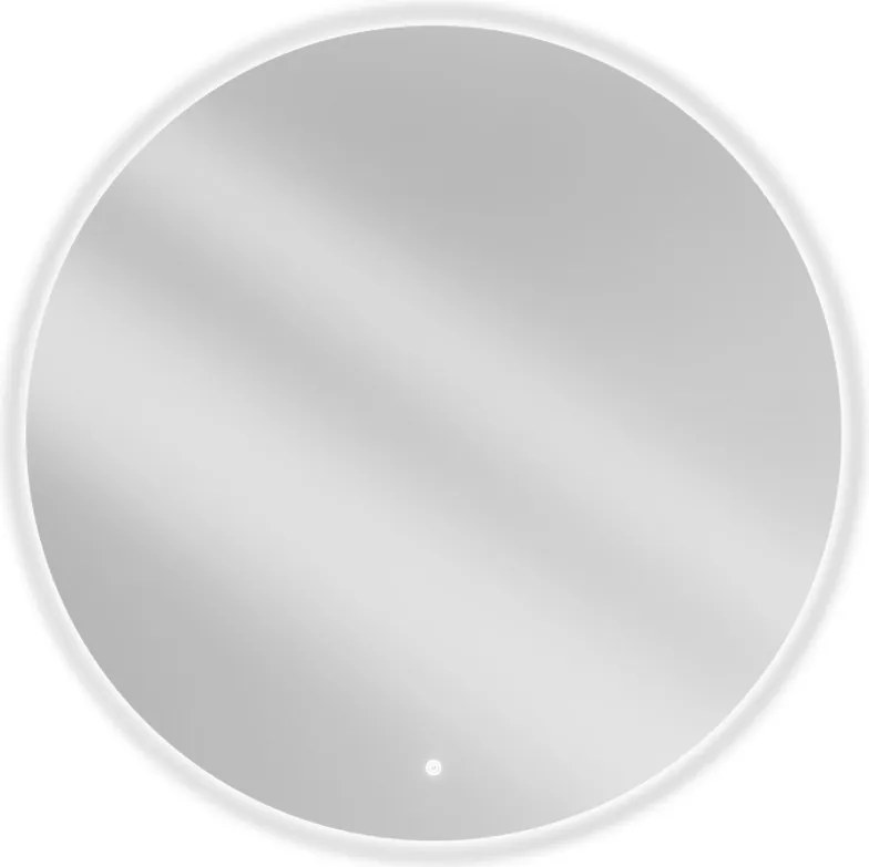 Mexen Erg oglindă de baie iluminată, rotundă 100 cm, LED 6000K, anticeață - 9823-100-100-611-00