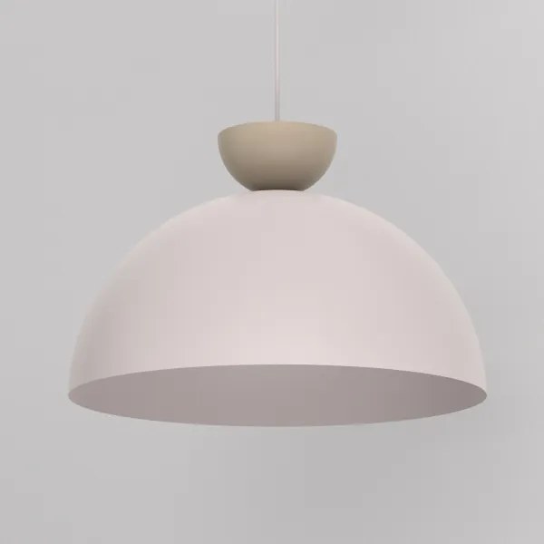 Lustră suspendată pe cablu NEVIS, 1x E27/15W/230V, Ø 50 cm, crem