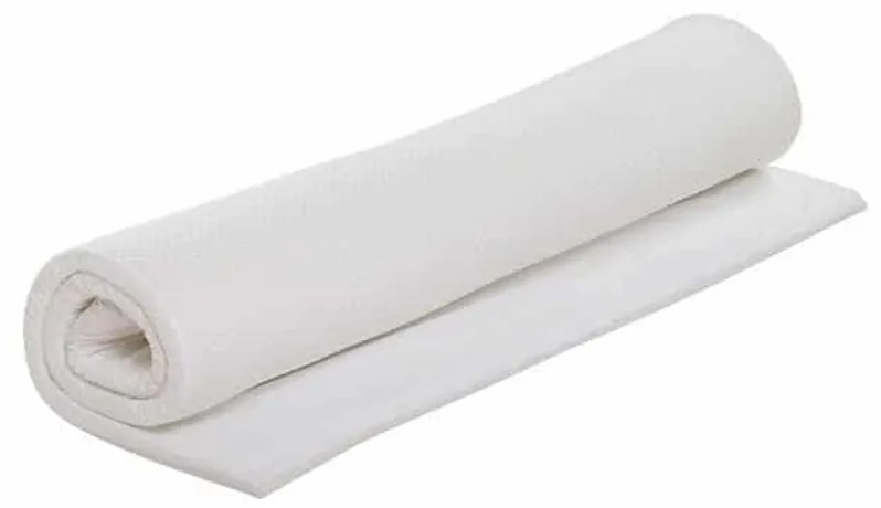Topper Green Future, Silver Latex, 90 x 200 cm, H 4 cm, husa detasabila