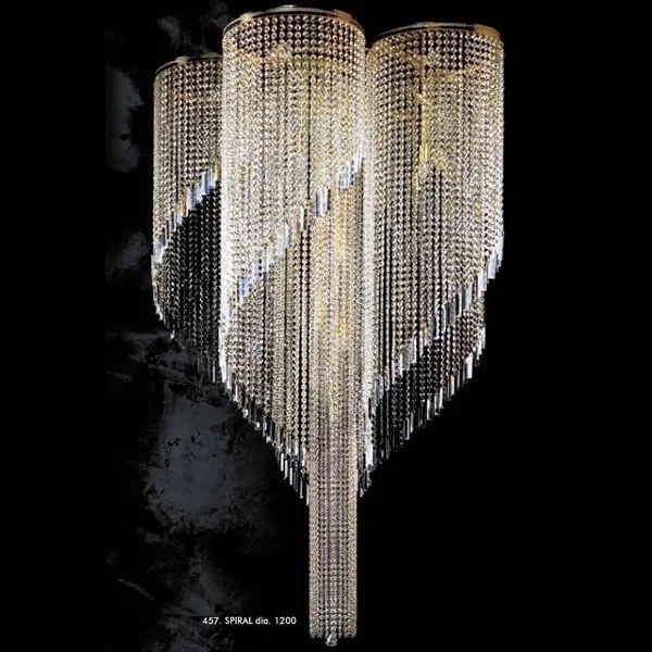 Lustra, Pendul Cristal Bohemia Exclusive diam.120cm H-230cm SPIRAL dia. 1200 CE