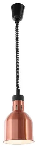Lampa de incalzire cilindrica, finisaj cupru ø175x(H)250