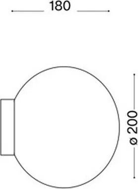 Ideal Lux 59815 - Aplica de perete LED RGBW MAPA, 1x soclu E27, 9W, 230V