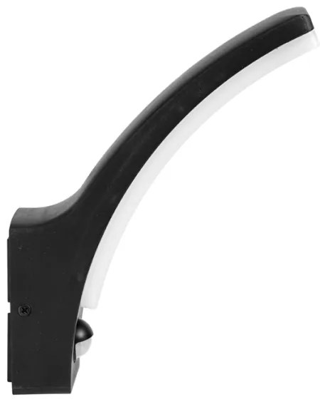 Aplică LED de exterior cu senzor Ecolite ZLM7002/PIR-CR RITA LED/12W/230V IP65