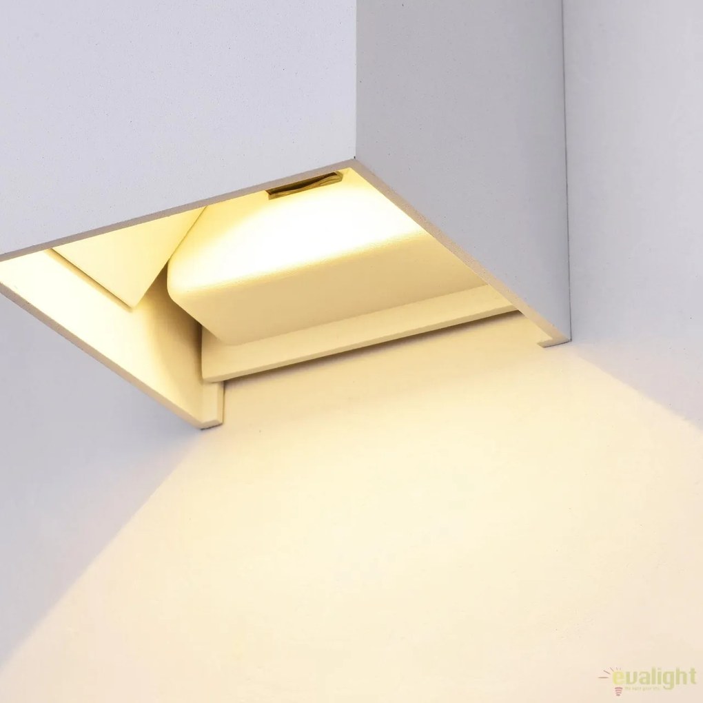 Aplica de exterior cu protectie IP54, 10x10cm, Fulton alb MYO572WL-L6W