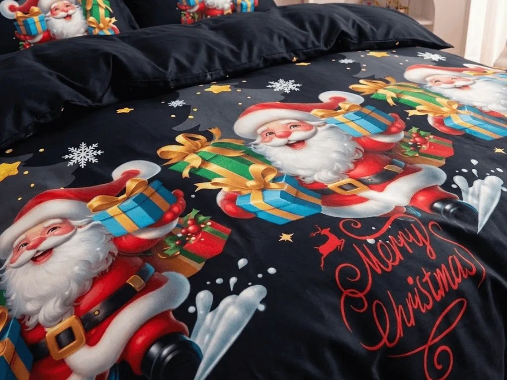 Lenjerie de pat din microfibra MIDNIGHT GIFT colorata Dimensiune lenjerie de pat: 70 x 80 cm | 140 x 200 cm