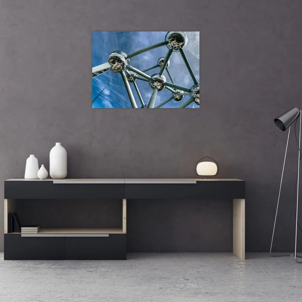 Tablou- atomium la Bruxelles (70x50 cm)