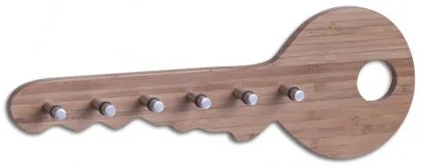 Suport pentru chei Keys, Natural Bamboo, l35xA4xH12,5 cm